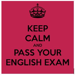 Keep Calm and pass your English exam